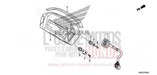 COMPTEUR NC700DC de 2012